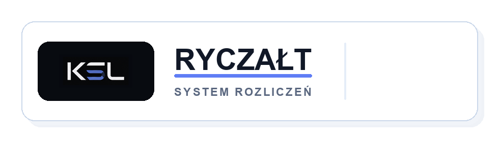 KSL RYCZAŁT - SYSTEM ROZLICZEŃ